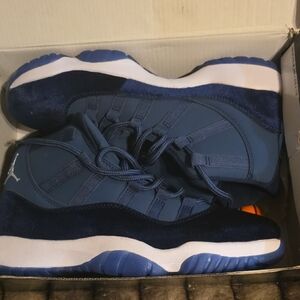 Jordan Blue and White Sneakers